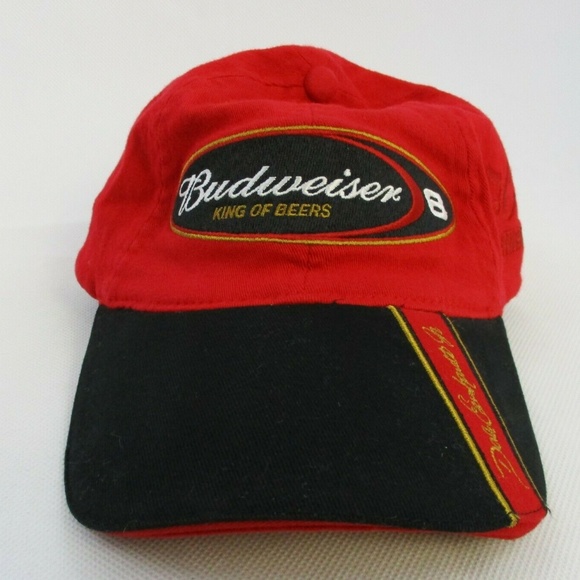 Dale Earnhardt Jr #8 Budweiser Nascar Racing Cap - Picture 1 of 6